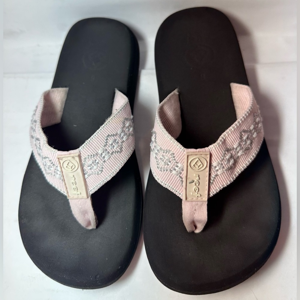 Reef Sandy Flip flop Thong Sandals Slippers Pink Size 6